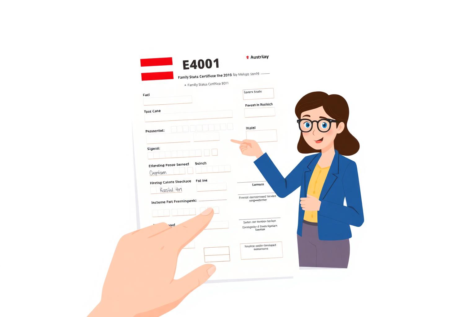E401 nyomtatvány kitöltése: lépésről lépésre magyarul